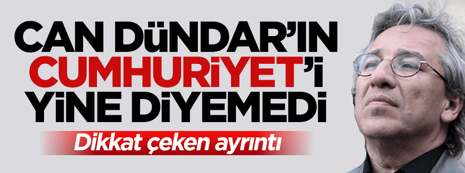 Can Dündar'ın Cumhuriyet'i yine 'terörist' diyemedi