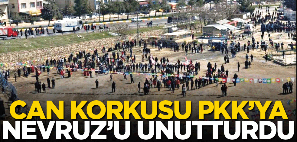Can korkusu, PKK’ya nevruz’u unutturdu