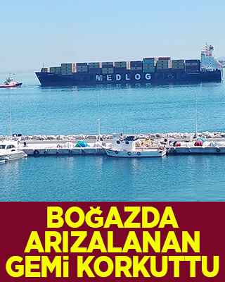 Çanakkale Boğazı'nda arızalanan gemi güvenli bölgeye çekildi