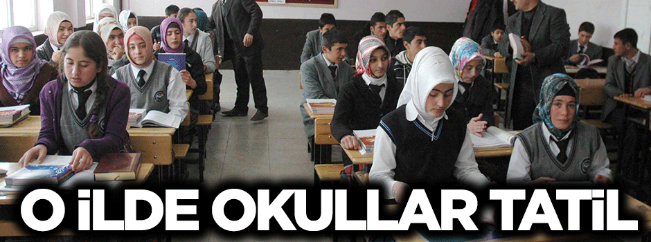 Çanakkale'de 24 Nisan'da okullar tatil