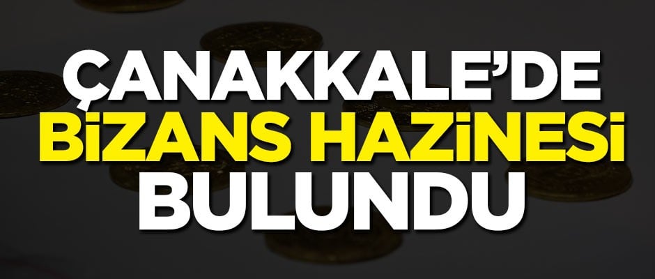 Çanakkale'de yapılan arkeolojik kazılarda Bizans dönemine ait hazine bulundu