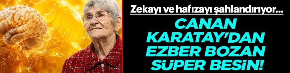 Canan Karatay'dan ezber bozan süper gıda: Zekayı ve hafızayı şahlandıran süper besin yumurta dedi