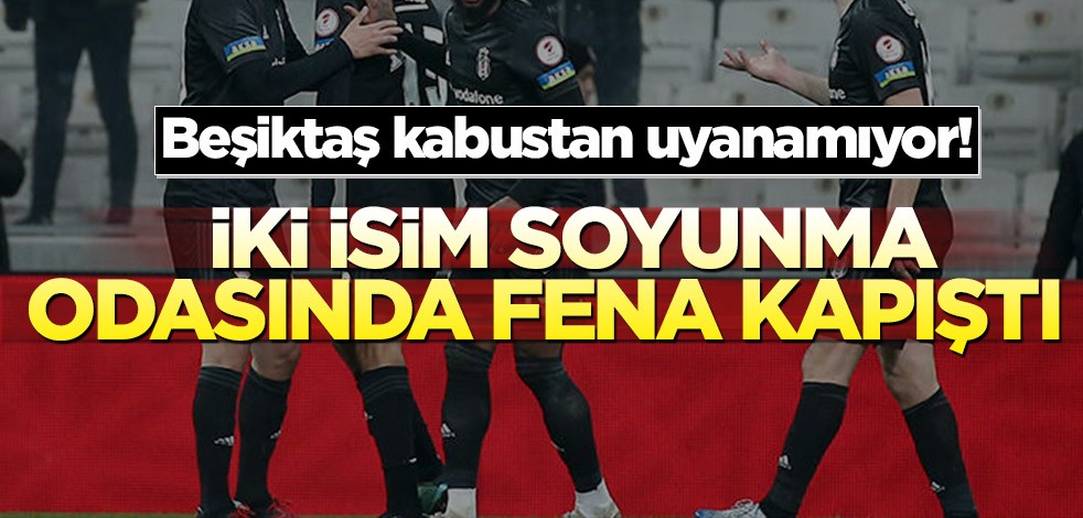 Caner'le Elneny maçtan sonra kapıştı
