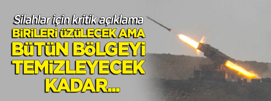 Canikli'den 'mühimmat' açıklaması: Stoğumuz...