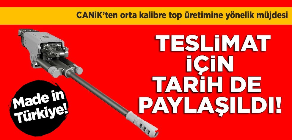 CANiK'ten 30x113mm top müjdesi! Kararının ardından O ülke için teslimat başladı...
