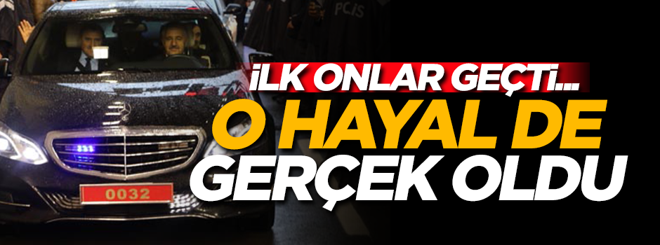 Cankurtaran Tüneli ulaşıma açıldı