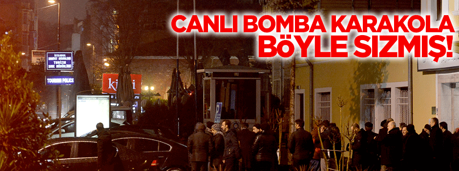 Canlı bomba polis karakoluna böyle girmiş!