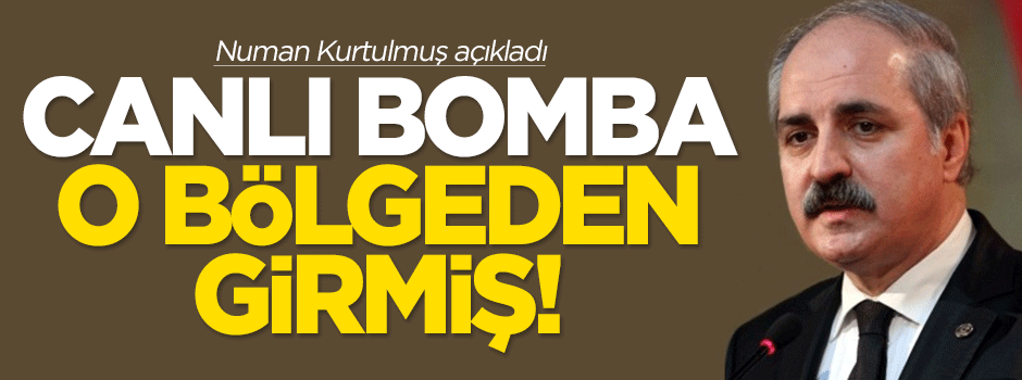 Canlı bomba PYD bölgesinden girdi!