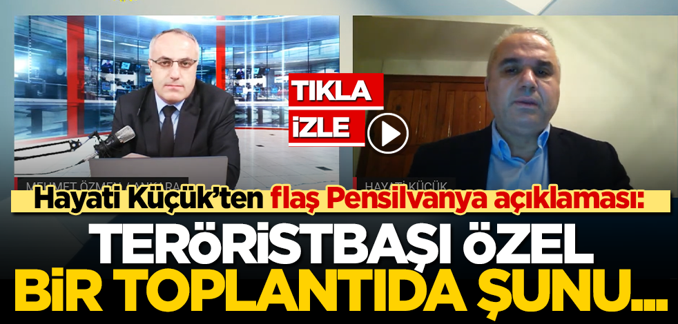 CANLI YAYIN! Türk medyasında ilk kez! Pensilvanya’da teröristbaşı neler konuşuyor?