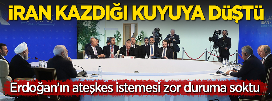 Canlı yayın tuzağına İran'ın kendisi düştü! Erdoğan'ın ateşkes istemesi...