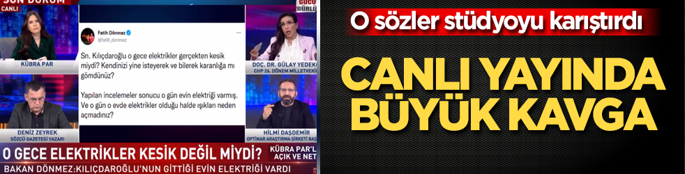 Canlı yayında büyük kavga! O sözler stüdyoyu karıştırdı