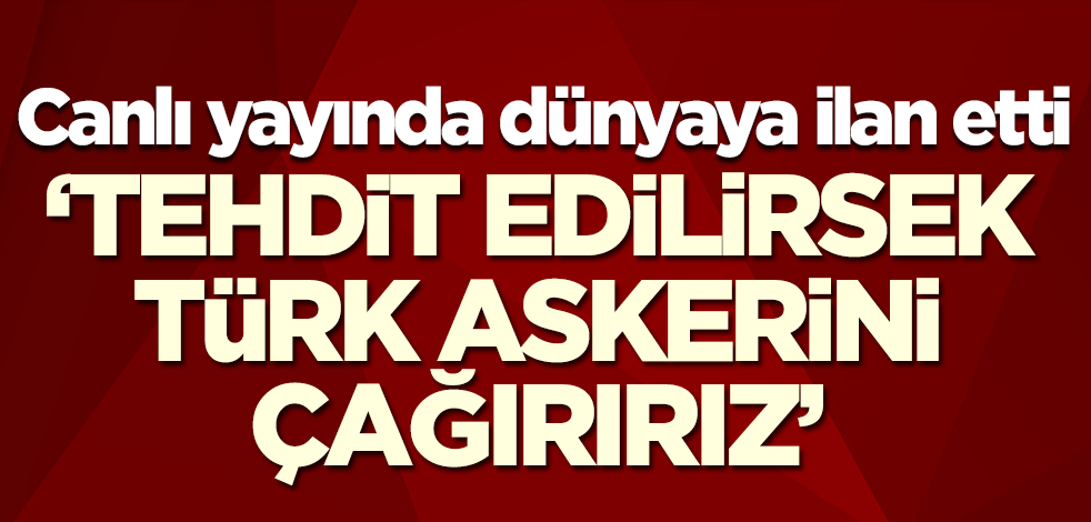 Canlı yayında dünyaya ilan etti! Aliyev'den Türkiye açıklaması