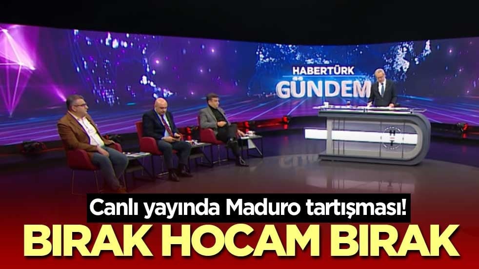 Canlı yayında Maduro tartışması! Prof. Dr. Yaşar Hacısalihoğlu ve Cem Küçük laf dalaşına tutuştu
