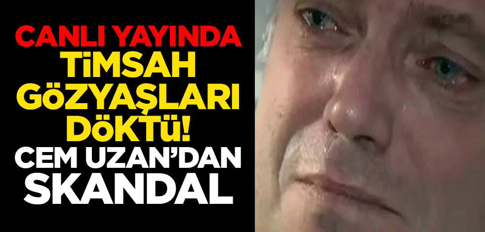 Canlı yayında timsah gözyaşları döktü! Cem Uzan’dan skandal Selahattin Demirtaş ve Osman Kavala vaadi