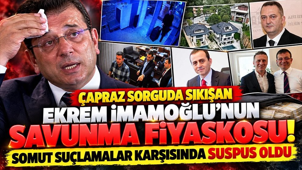 Çapraz sorguda sıkışan Ekrem İmamoğlu’nun savunma fiyaskosu! Somut suçlamalar karşısında suspus oldu
