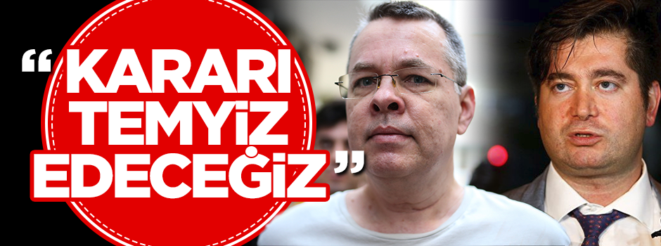 Casus Brunson'ın avukatı: Temyiz edeceğiz