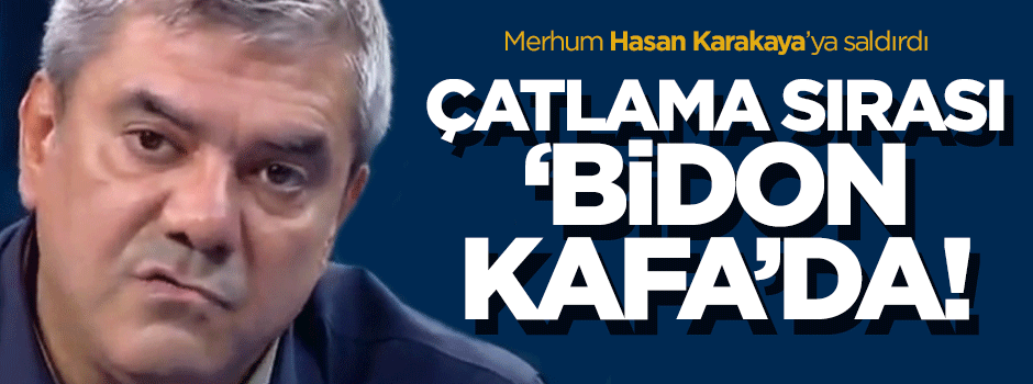 Çatlama sırası 'Bidon kafa' Yılmaz Özdil'de!