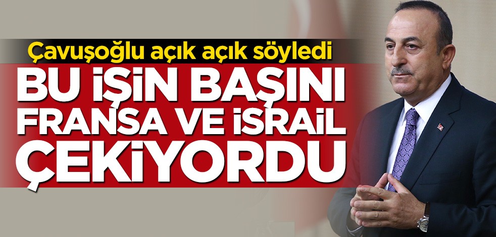 Çavuşoğlu: Fransa ve İsrail YPG/PKK devleti kurmak istiyordu