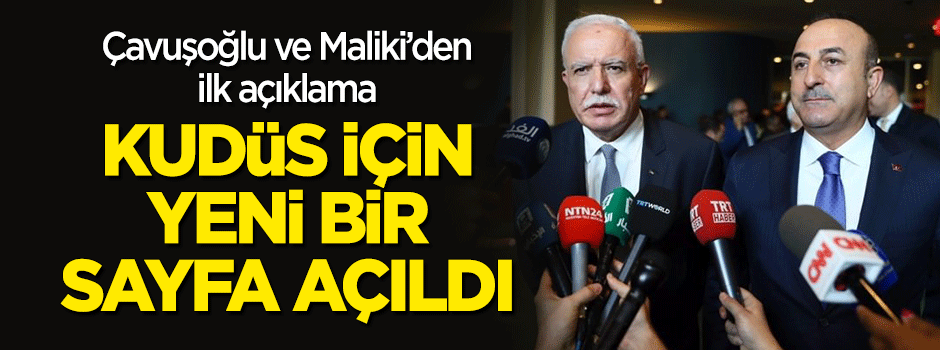 Çavuşoğlu ve Maliki'den oylama hakkında ilk yorum