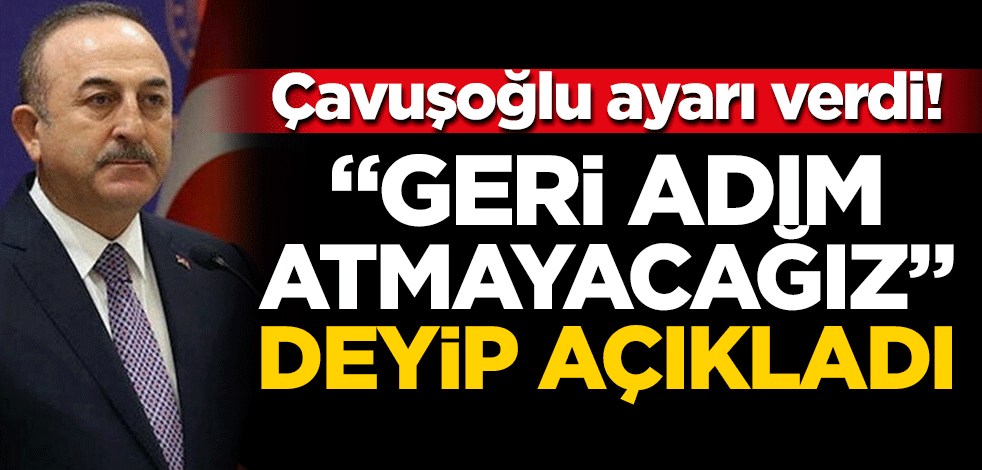 Çavuşoğlu'ndan ABD'nin yaptırım kararına sert tepki: Geri adım atmayacağız!