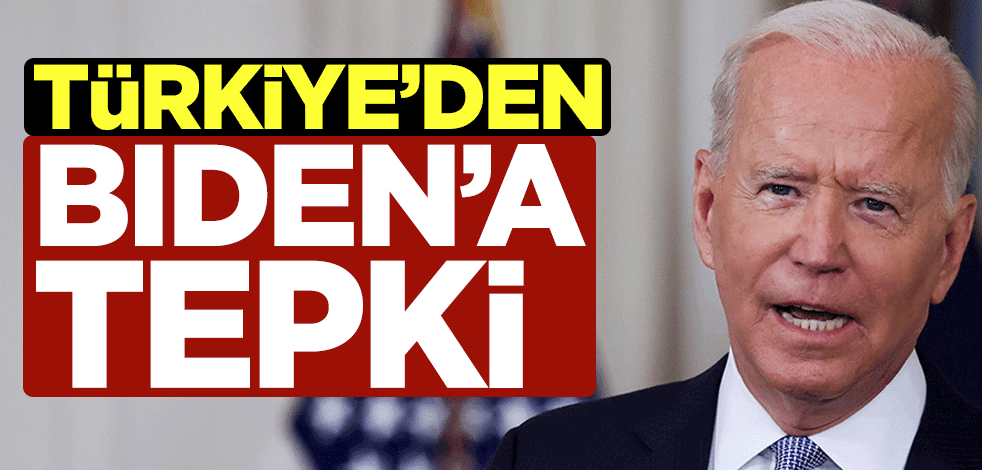 Çavuşoğlu'ndan Biden'a tepki