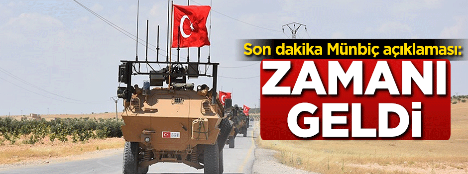 Çavuşoğlu'ndan son dakika Münbiç açıklaması