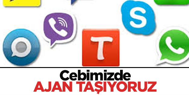 Cebimizde ajan taşıyoruz