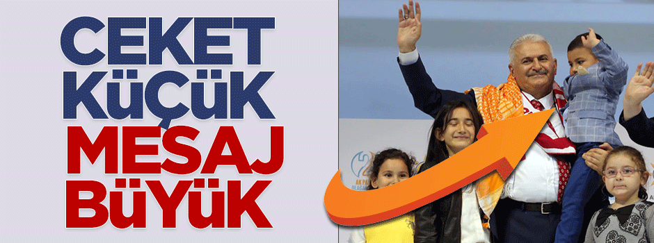 Ceket küçük mesaj büyük