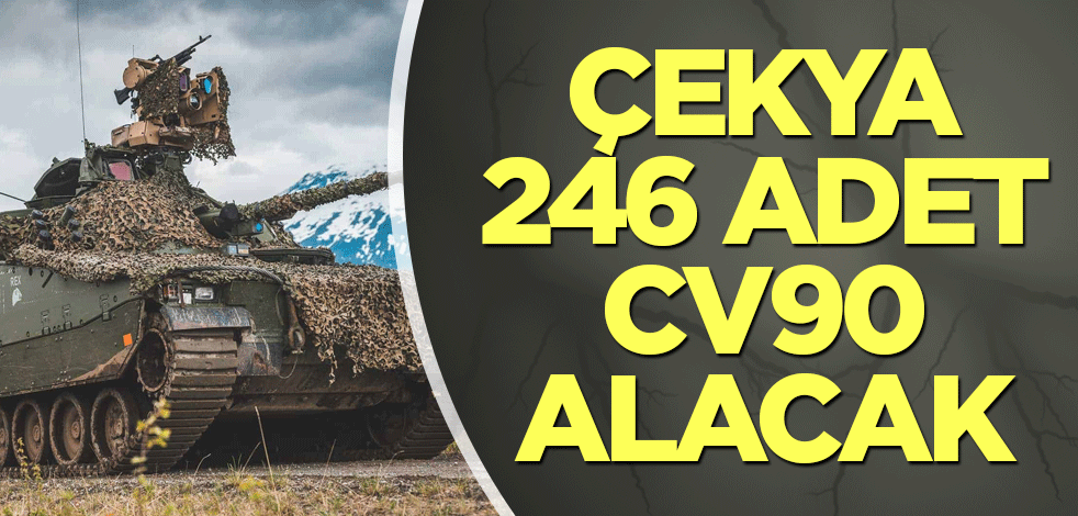 Çekya İsveç'ten 2,7 milyar dolarlık zırhlı muharebe aracı satın alacak