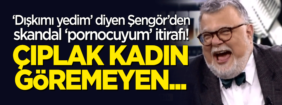 Celal Şengör'den 'pornocuyum' itirafı: Eğitim için...