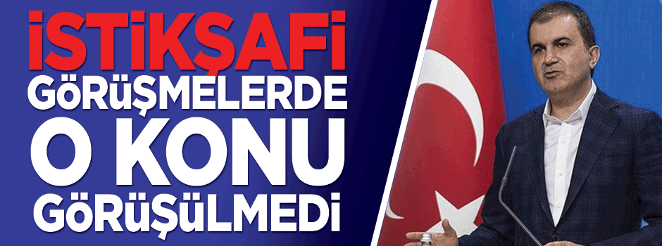 Çelik: CHP ile yürütülen istikşafi görüşmelerde...