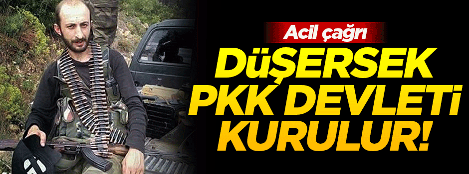 Çelik: Eğer düşersek PKK devleti kurulur