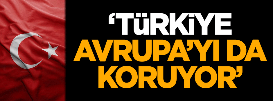 Çelik: Türkiye Avrupa'nın sınırlarını da koruyor