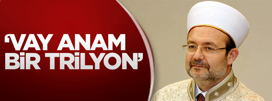 Çelik: Vay anam bir trilyon