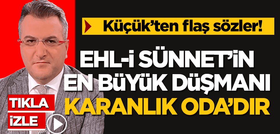 Cem Küçük: Ehl-i Sünnet'in en büyük düşmanı karanlık Oda Tv'dir