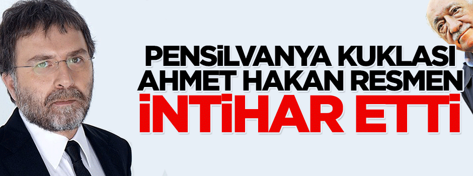 Cem Küçük: Pensilvanya kuklası Ahmet Hakan resmen intihar etti