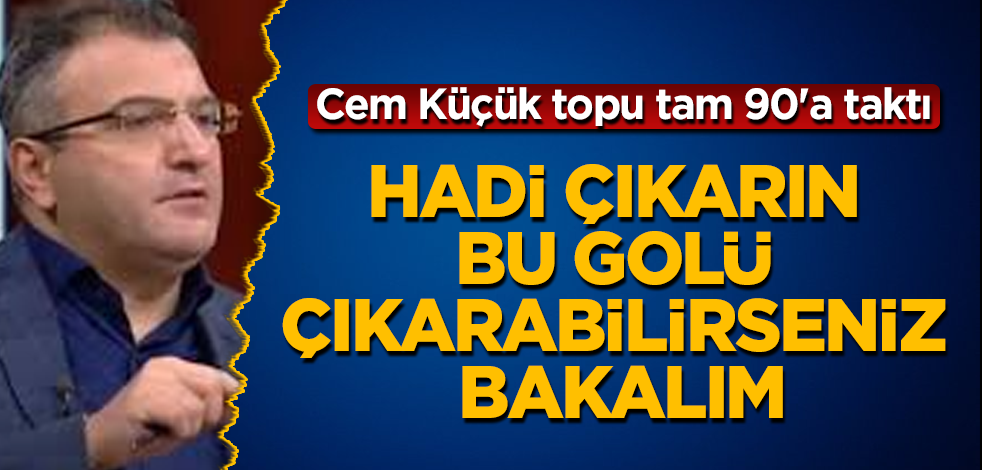 Cem Küçük topu tam 90'a taktı! Hadi çıkarın bu golü çıkarabilirseniz bakalım