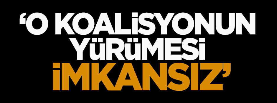 Cem Küçük: Yürümesi imkansız