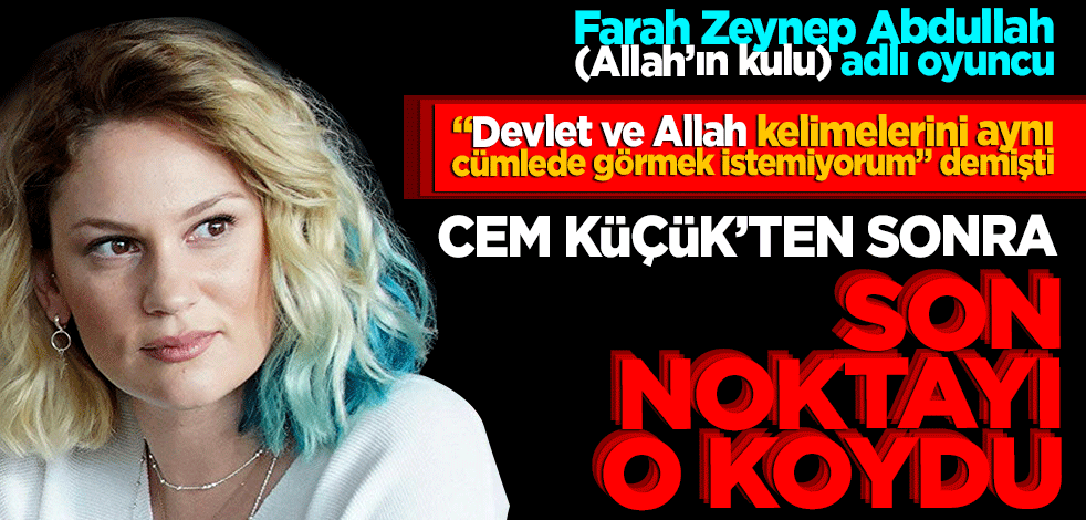 Cem Küçük'ten sonra son noktayı o koydu