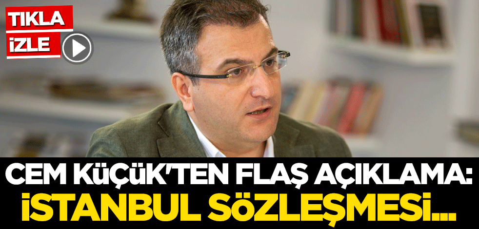 Cem Küçük'ten yeniakit.com.tr'ye önemli açıklamalar