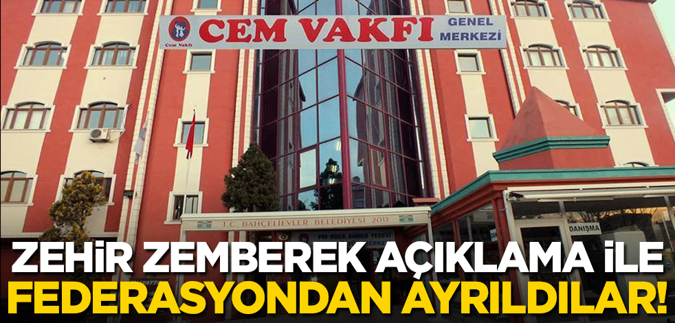 Cem Vakfı, Alevi Dernekleri Federasyonu'ndan ayrıldı! "Aleviliğe ihanet ediyorlar"