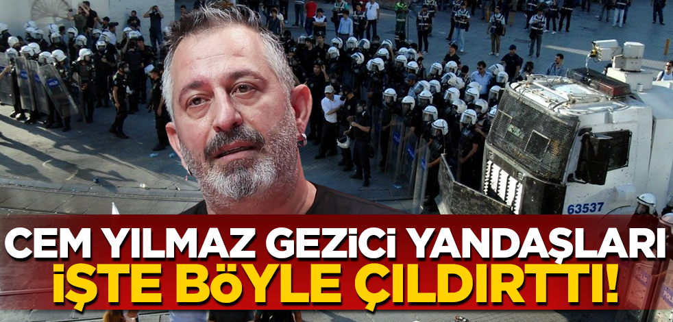 Cem Yılmaz Gezici yandaşlarını işte böyle çıldırttı!