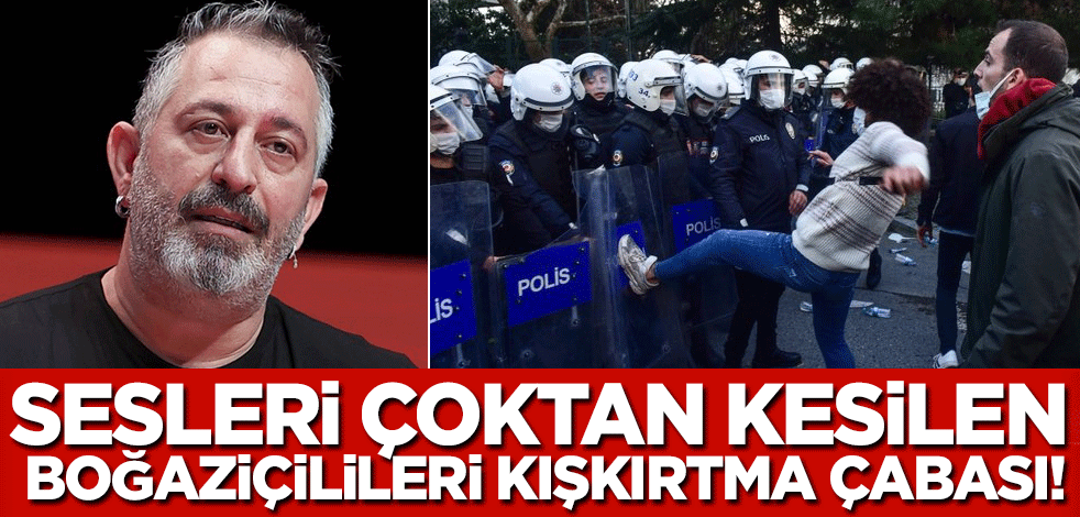 Cem Yılmaz'dan Boğaziçili provokatör dostlarına destek!