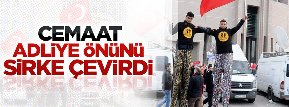 Cemaat Çağlayan Adliyesi'ni sirke çevirdi