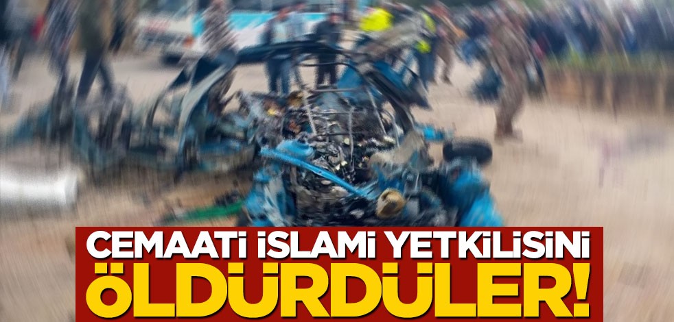Cemaati İslami yetkilisini öldürdüler!