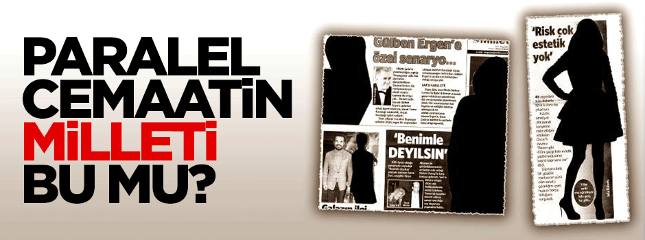 Cemaatin milleti bu mu?