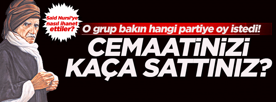 Cemaatinizi kaça sattınız?