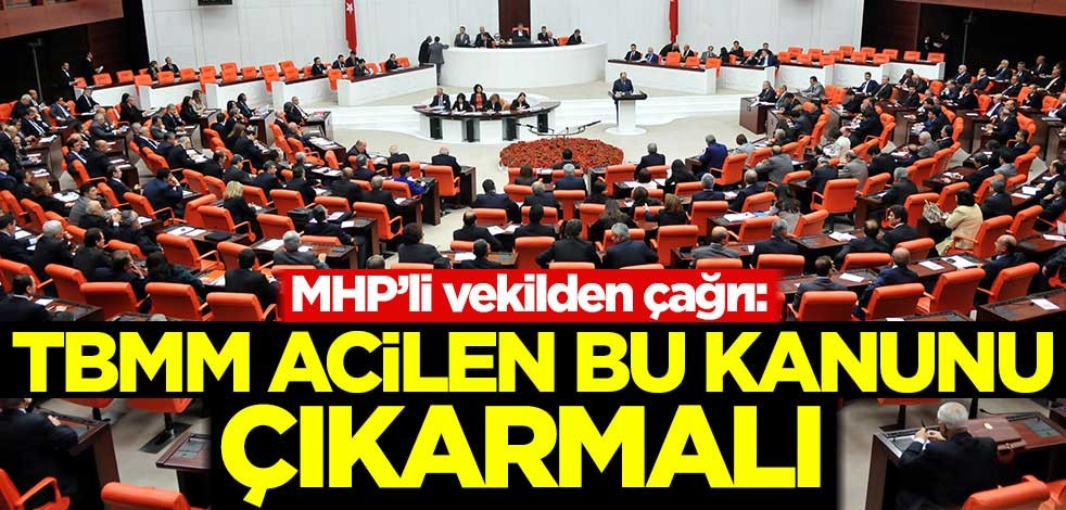 Cemal Enginyurt: TBMM acilen bu kanunu çıkarmalı