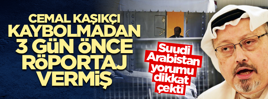 Cemal Kaşıkçı kaybolmadan 3 gün önce BBC'ye konuşmuş
