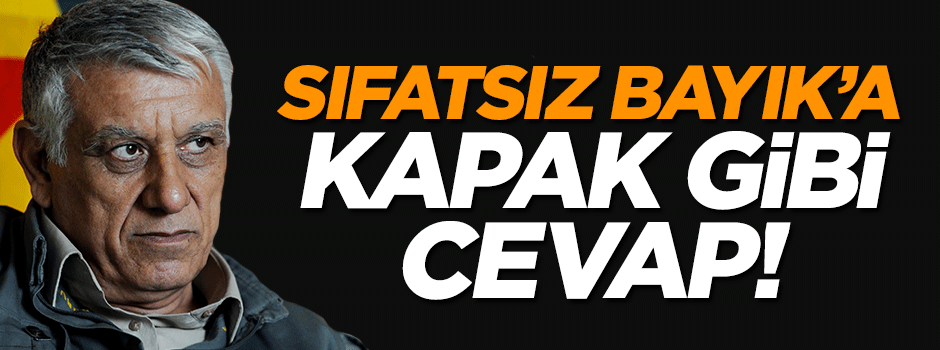 Cemil Bayık twitine müthiş kapak!